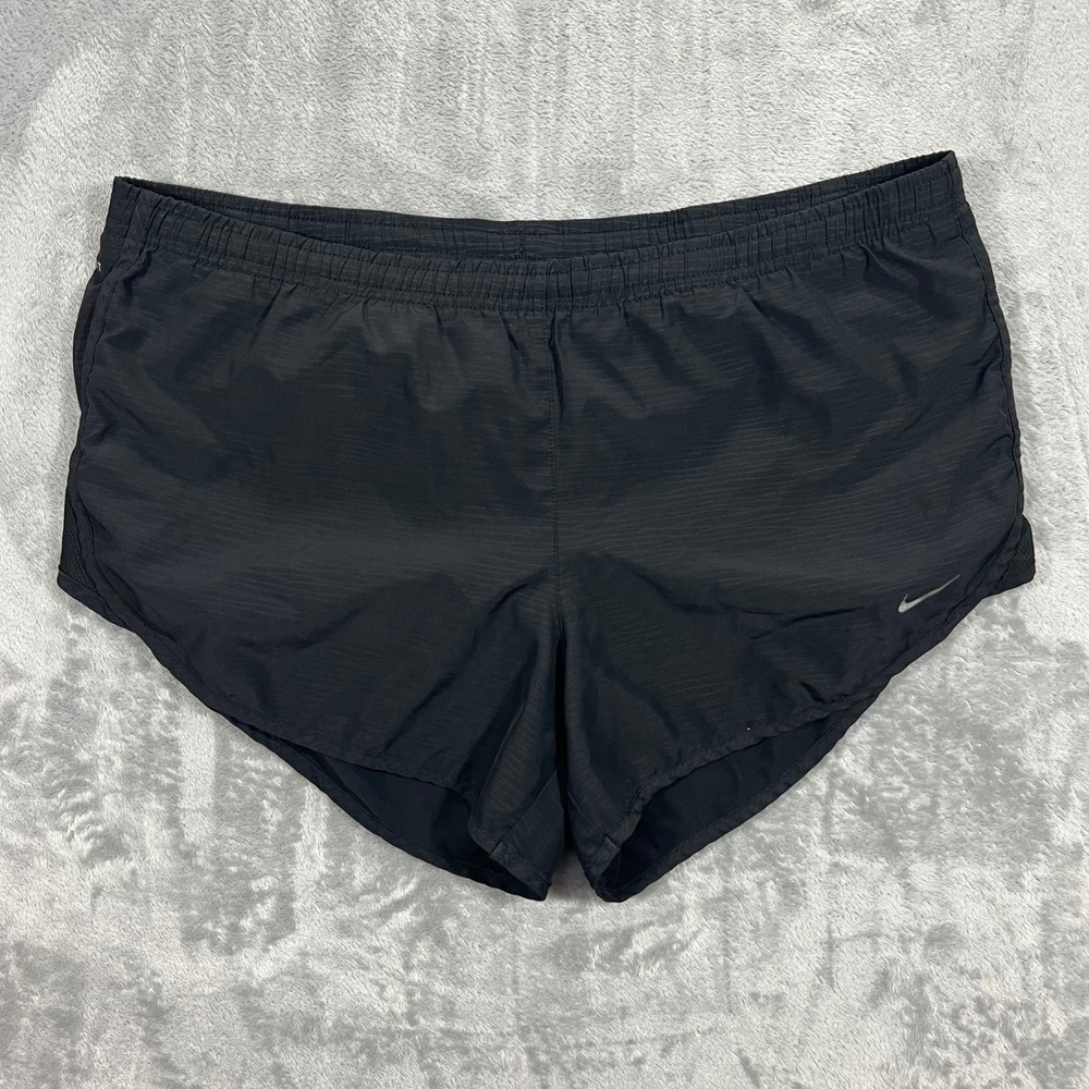 NIKE Running Shorts Womens M Black Dri-FIT Lined Training Performance Activewear